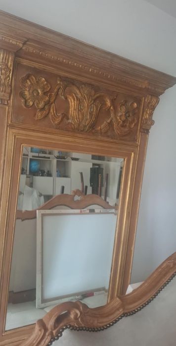 Oglinda sculptura lemn masiv