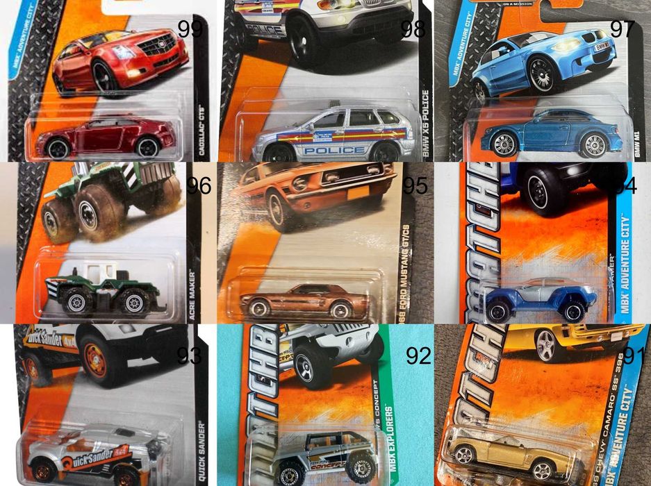 Метални колички Мачбокс Matchbox от различни години в мащаб 1:64 Част1