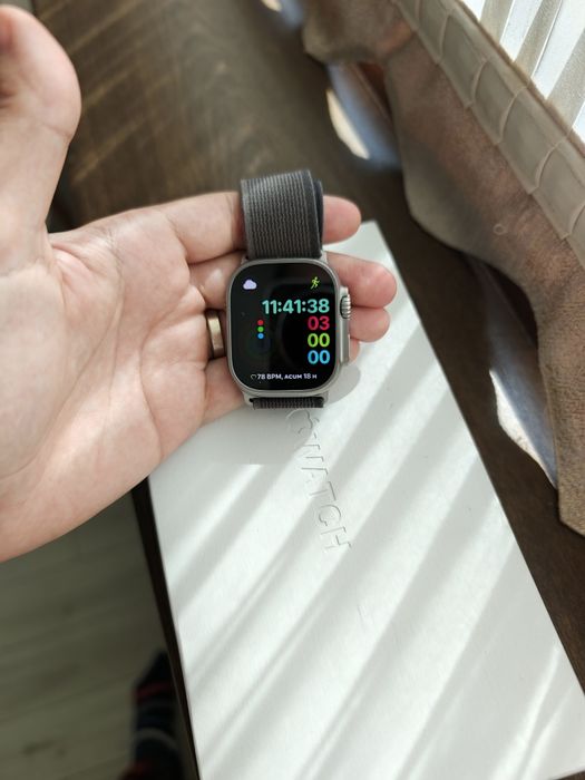 Apple Watch Ultra 1 - Titanium - Baterie 87% - Impecabil