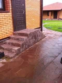 Прочный плитняк для крыльца и ступеней