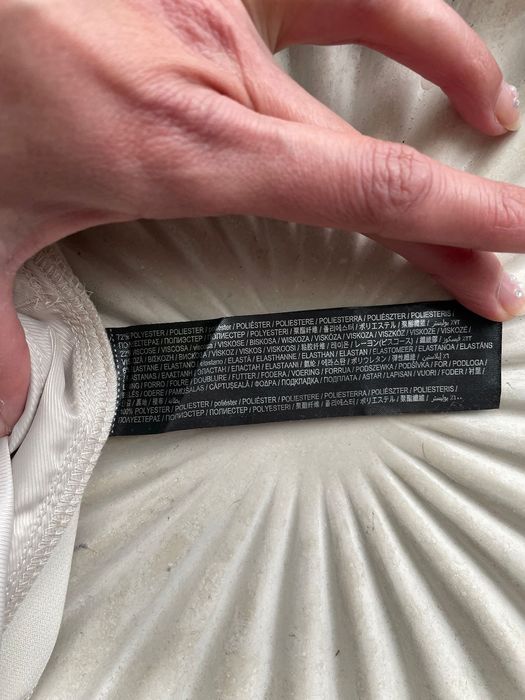 Mango дамски панталони бежов цвят