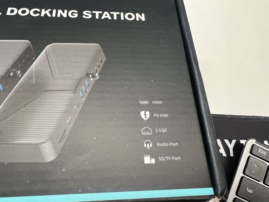 Докинг станция HDMI, USB3.1, display port