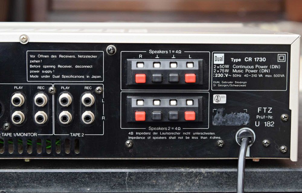 Amplituner Dual CR 1730, amplificator