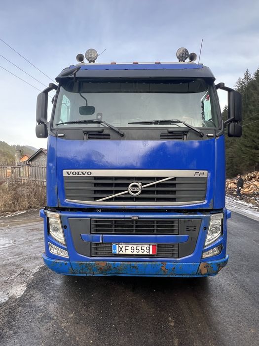 Volvo FH13 460 EEV transport forestier macara Loglift 96 lemn bustean