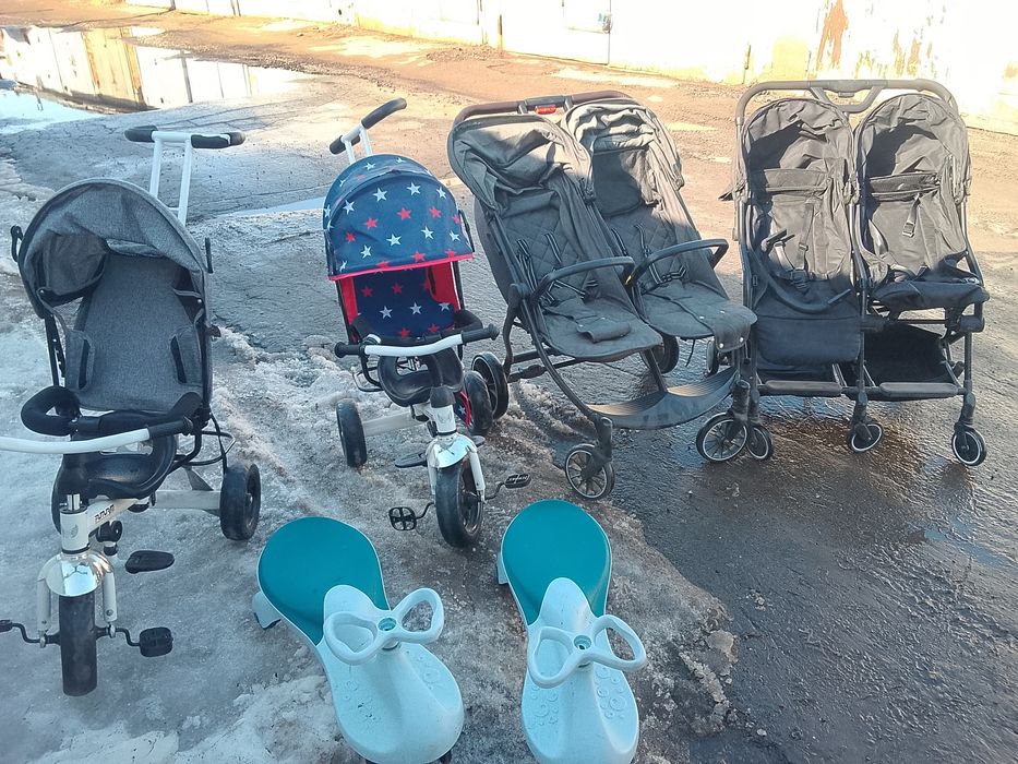 Детская коляска для двойни