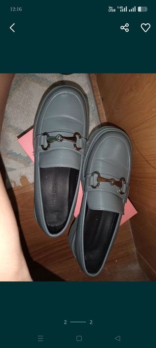 Обувь лоферы б/у