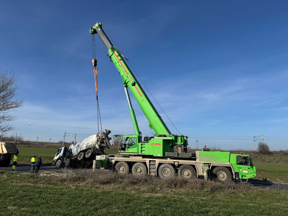 Lucrări Grele cu Macara 220 Tone Tecuci | Ridicări Industriale