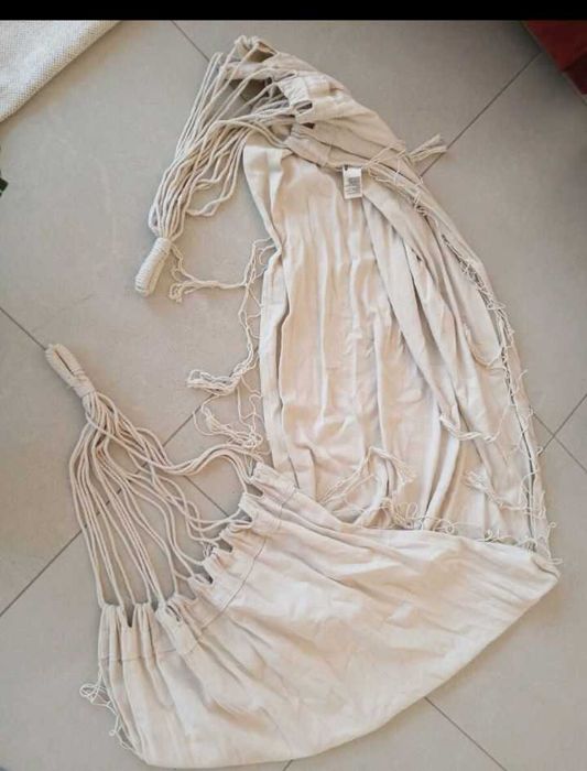 бежов бохо памучен хамак boho