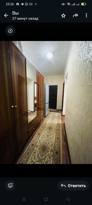 Нурсатта 1,5 бөлмелі пәтер жалға беріледі  ұзақ уақытқа