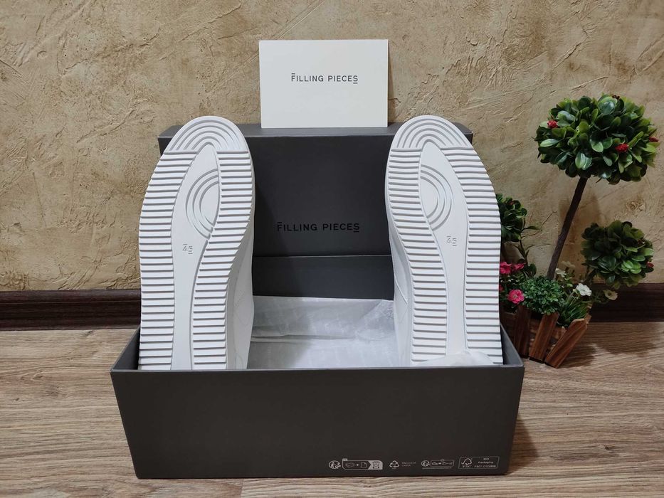 Filling Pieces бели мъжки кецове №45