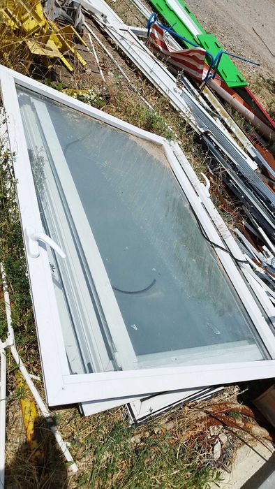 Алуминиеви крила от прозорци без каса - дограма прозорец 116/164 см