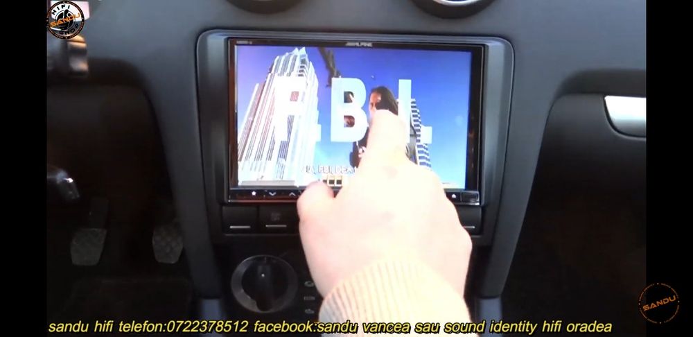 Rama adaptoare AUDI A3 2DIN DUPA 2003 Radio CD DVD navigație MP5