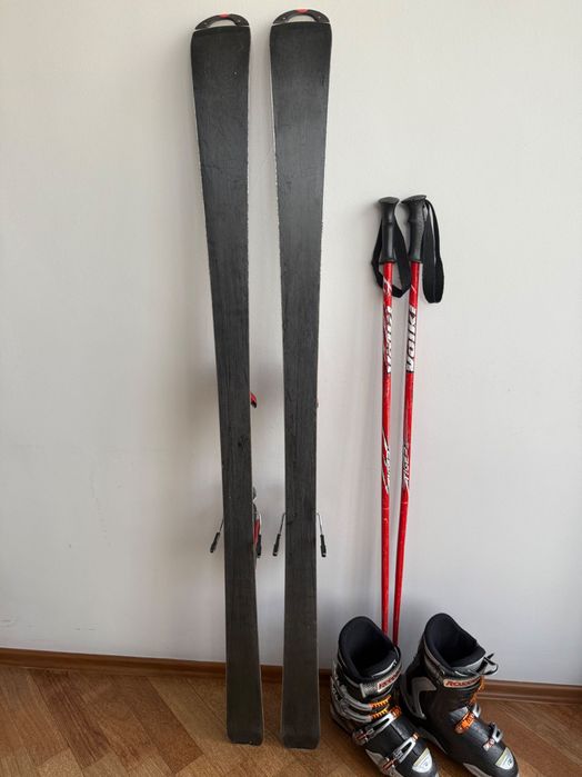 Rossignol ски, ски обувки, щеки