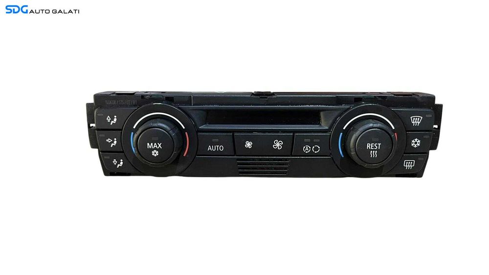 Panou Modul Unitate Comanda AC Aer Conditionat Clima Dublu Climatronic BMW Seria 3 E90 E91 2004 - 2011 Cod 9110610 [LC1249]