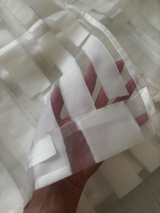 Бели пердета 2 броя