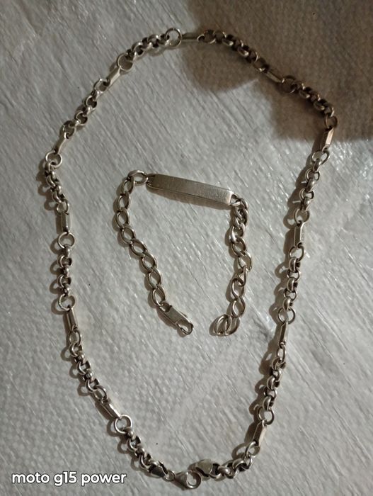 Lanț + brățară de argint 925