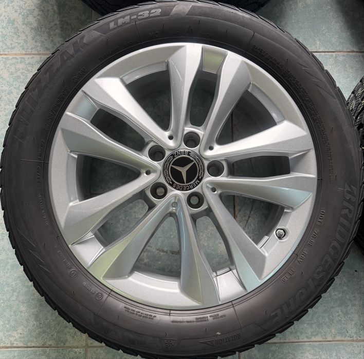 Jante aliaj R17 originale Mercedes C-Class W205 S205 C205 A205  225/50/17 M+S