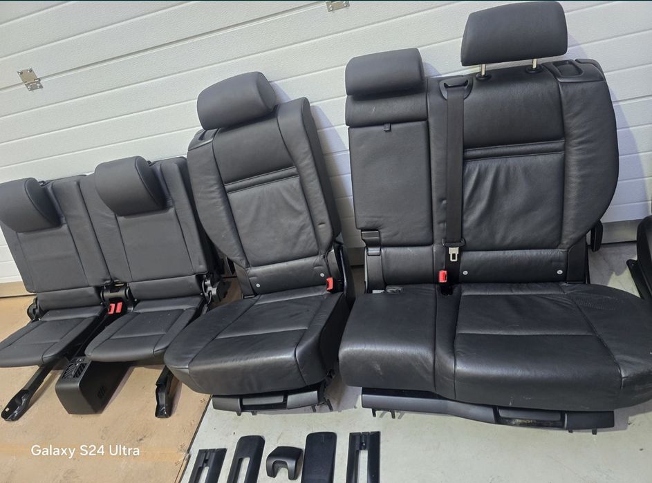 Interior scaune fata incalzire banchete 7 locuri piele bmw x5 e70