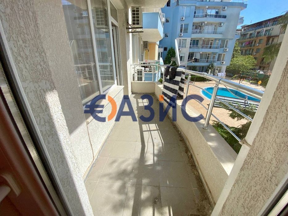 Апартамент с 1 спалня в комплекс Лагуна 3, Слънчев бряг, България, 53