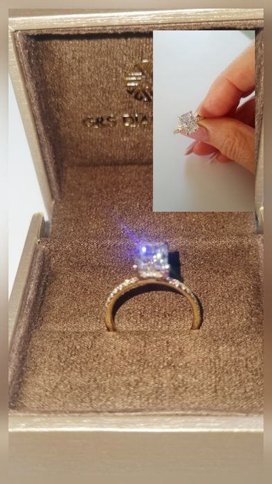 Inel ,diamant ,unicat,2,26CT,aur 14 k,Brilliant