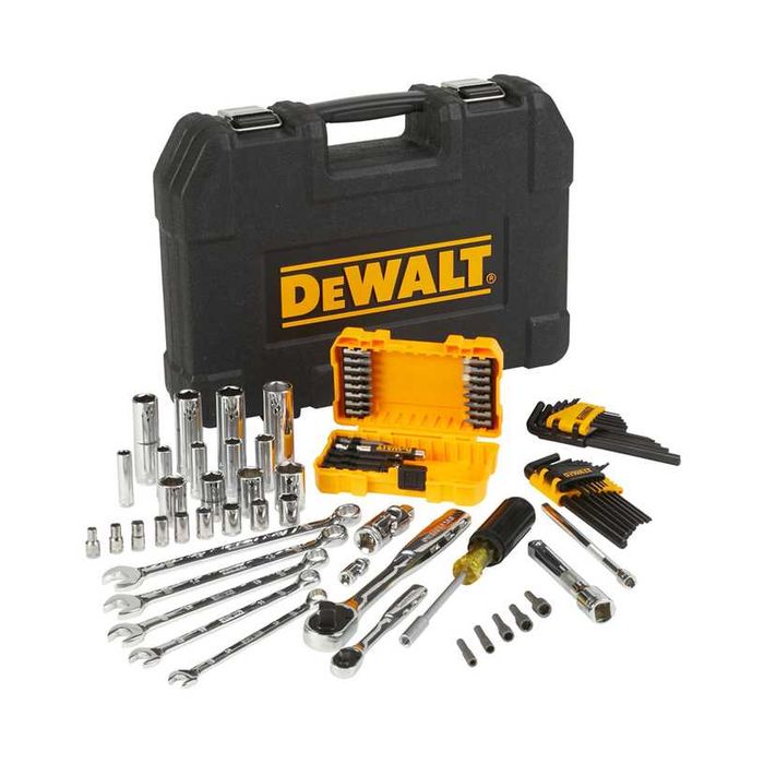 Гедоре комплект Dewalt 89 части , с тресчотка 1/2`` , 1/4 ``