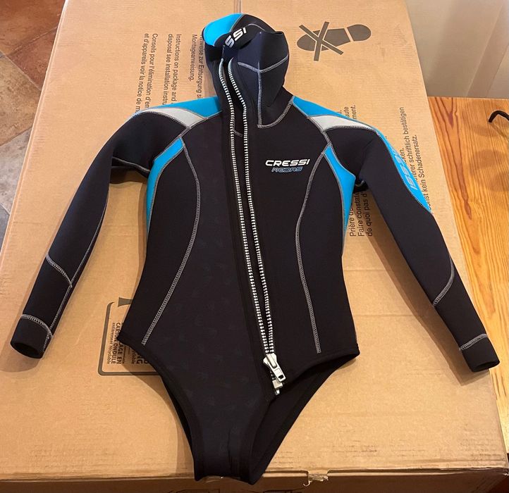 Мокър водолазен костюм CRESSI от 2 части - дамски 5мм XS