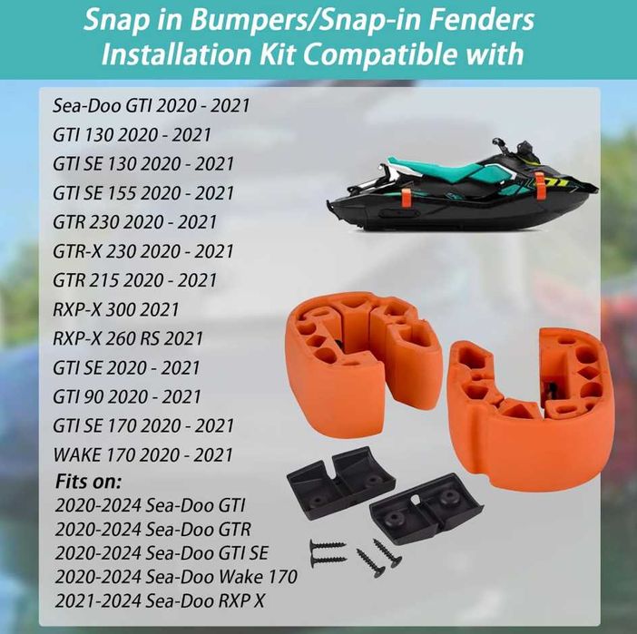 Оригинални гумени буйове/шамандури за джет SEA-DOO GTI GTR RXP-X WAKE