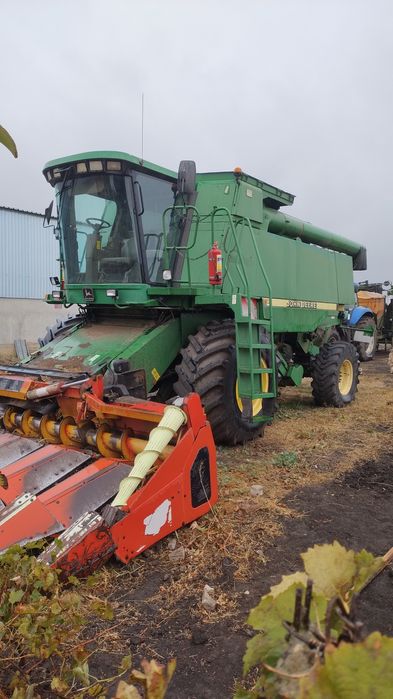 Combina agricola johndeere cts 4x4 cauciucuri fata noi