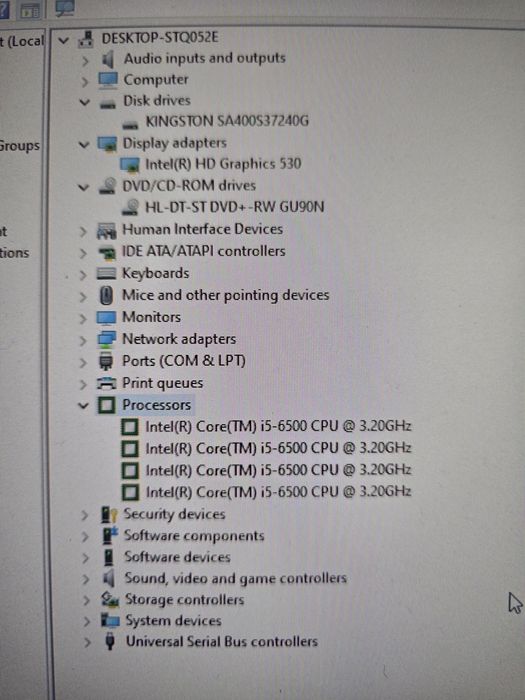 Desktop Dell Optiplex 3040  I5 8G 240 ssd