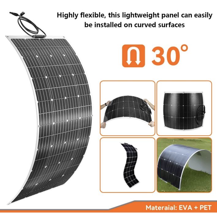 Panou fotovoltaic flexibil 125w