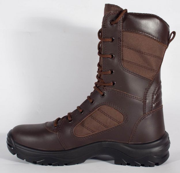 Bocanci militari tactici maro piele naturala box hidrofobizat