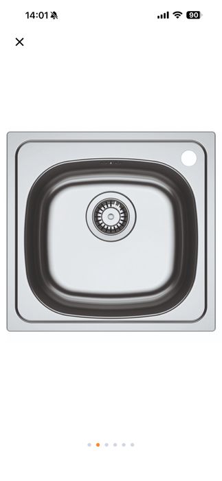 Vand chiuveta din inox NOUA