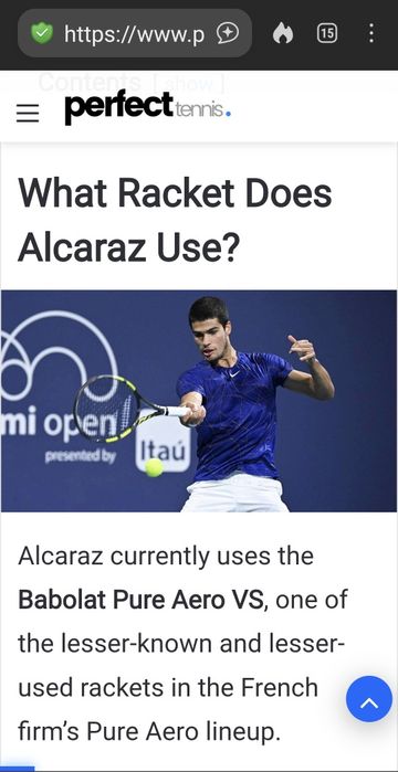 Babolat Aero VS  305gr L3