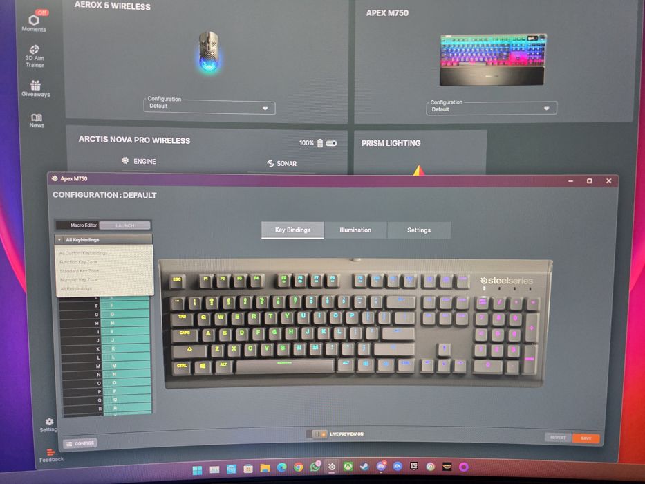 Steelseries M750 - Tastatura Gaming