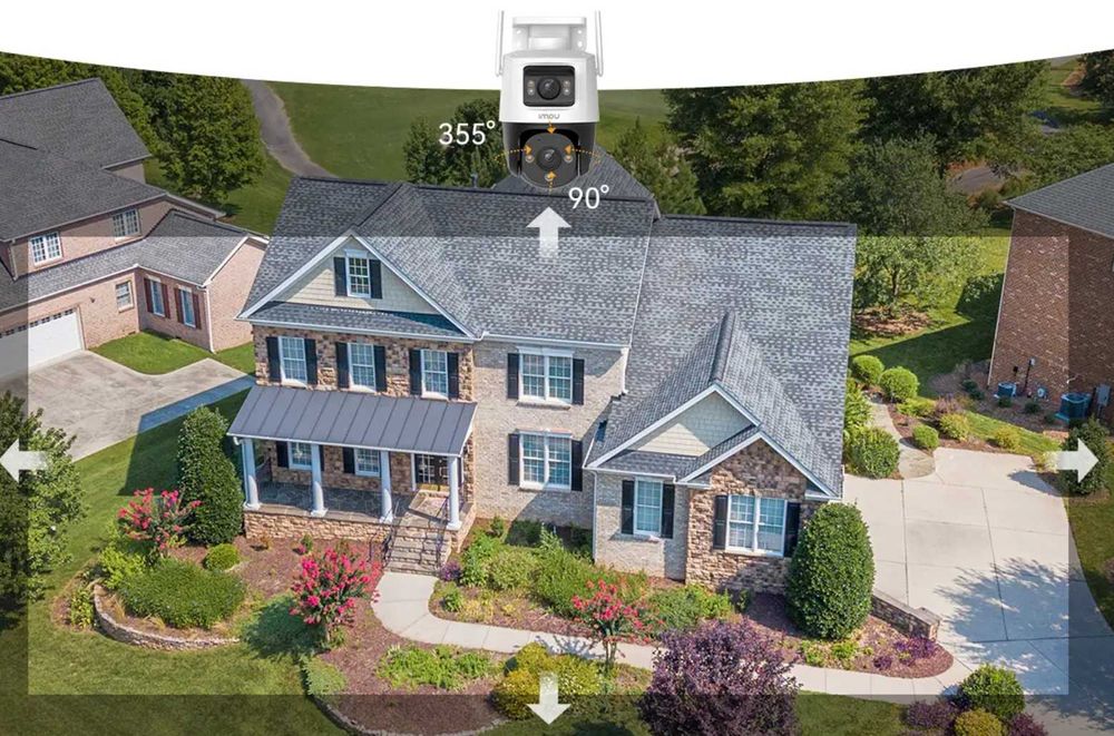 Двойна въртяща се IP камера Dahua IMOU Cruiser Dual 5+5 MPx + Гаранция