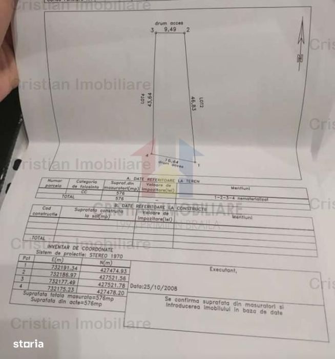 ChiLipiR ! Intravilan 576 mp Vidin-C.Galati, 16 ml deschidere, 69 Euro