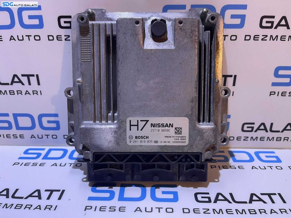 ECU Calculator Motor Nissan Qashqai 1.6 DCI 2007 - 2013 Cod 23710-BB58E 23710BB58E 0281019035