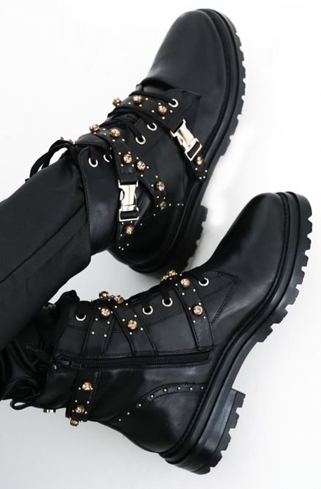 Ghete piele STEVE MADDEN nr.38 originale