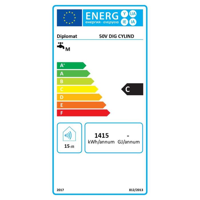 Бойлер DIPLOMAT Classic 50V, 1980W, 50Л, Вертикален