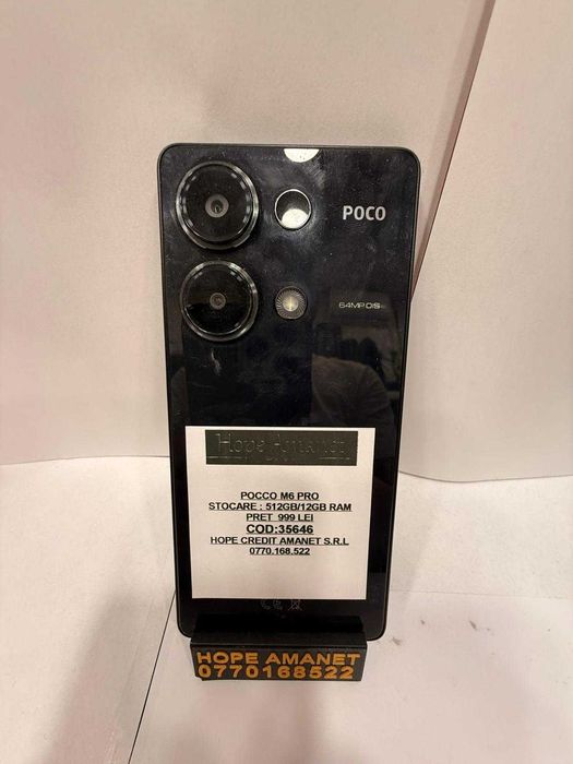 Hope Amanet P1/POCCO M6PRO 512GB/12GB RAM #35646