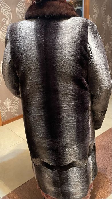 шуба из мутона с россии