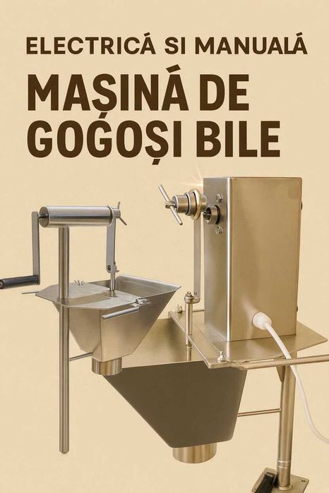 Mașina de gogoși bile manuală sau electrica