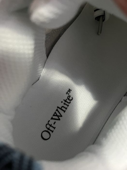 Off White Be Right Back white blue 43