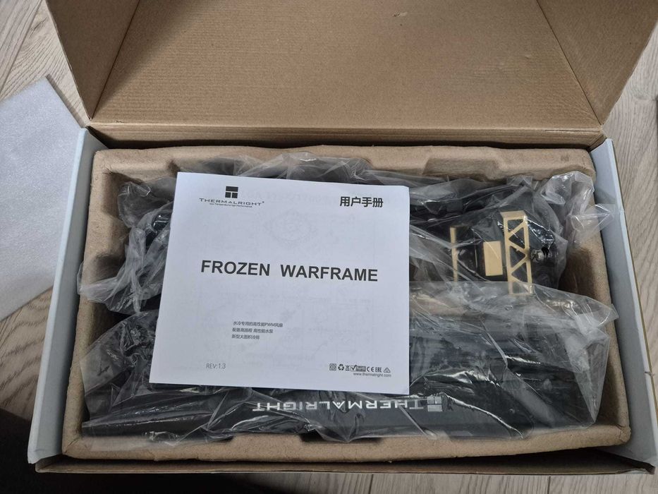 Cooler CPU Lichid Thermalright Frozen Warframe 280 Black ARGB LCD 2.4'