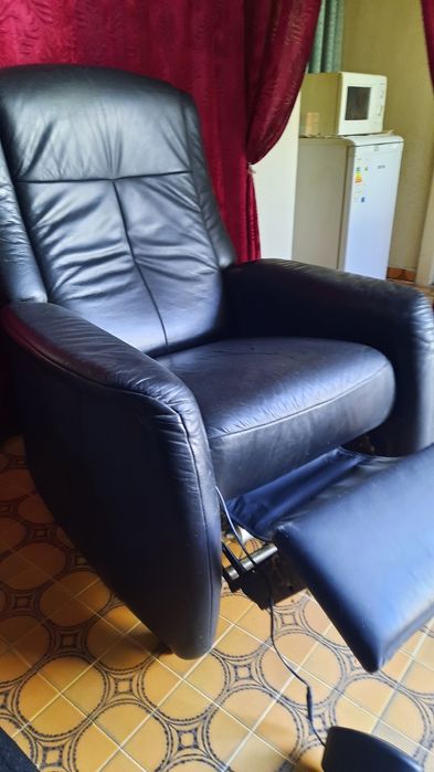 Fotoliu reglabil electric piele