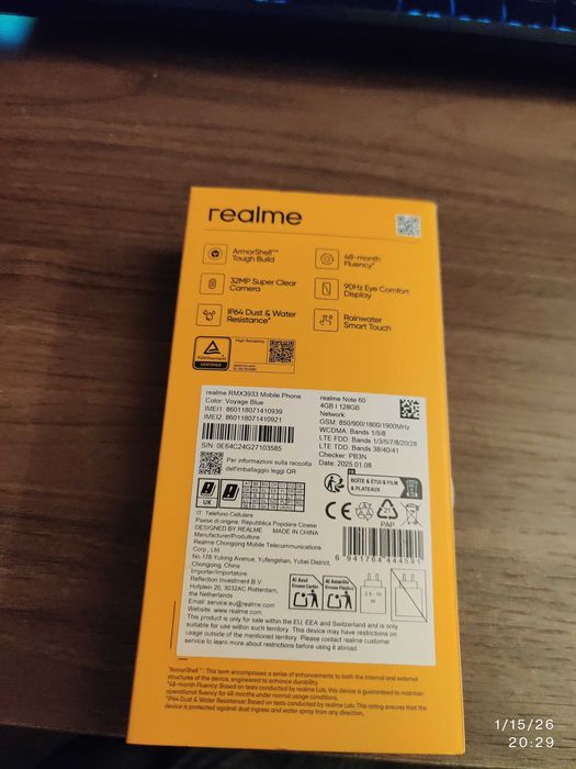 Realme Note 60 - чисто нов
