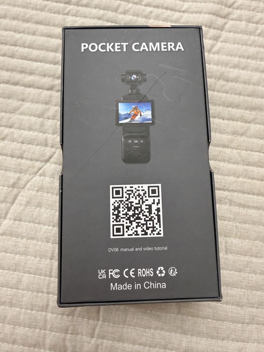 Екшън камера 4K с WiFi, Pocket Camera 4K
