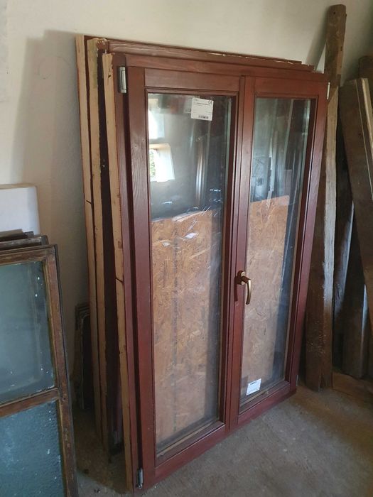 Fereastră termopan lemn 110,5x174,5cm, 2 canate