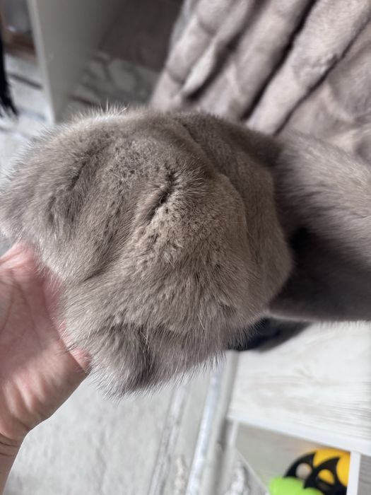 Норковая шуба 110 см