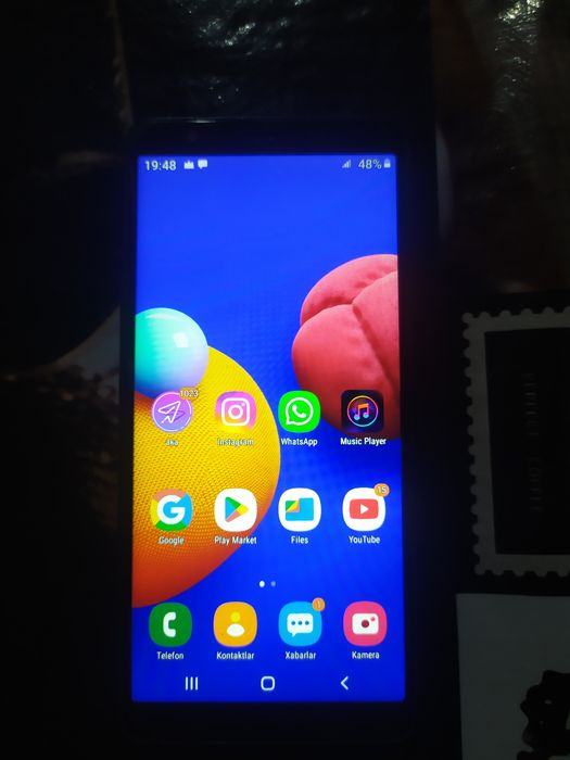 Samsung A 01 core. yili 2023. holati ideal xotira 16. versiya 11